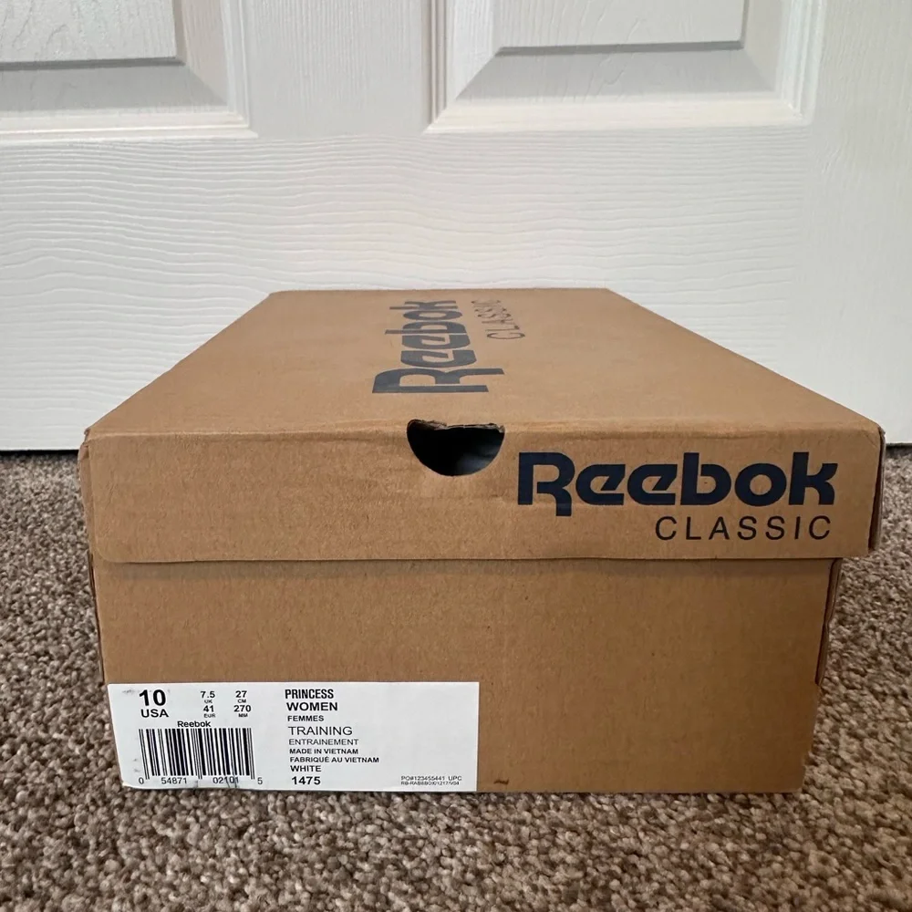 Reebok Princess Womens Sneaker White Leather - Picture 11 of 11